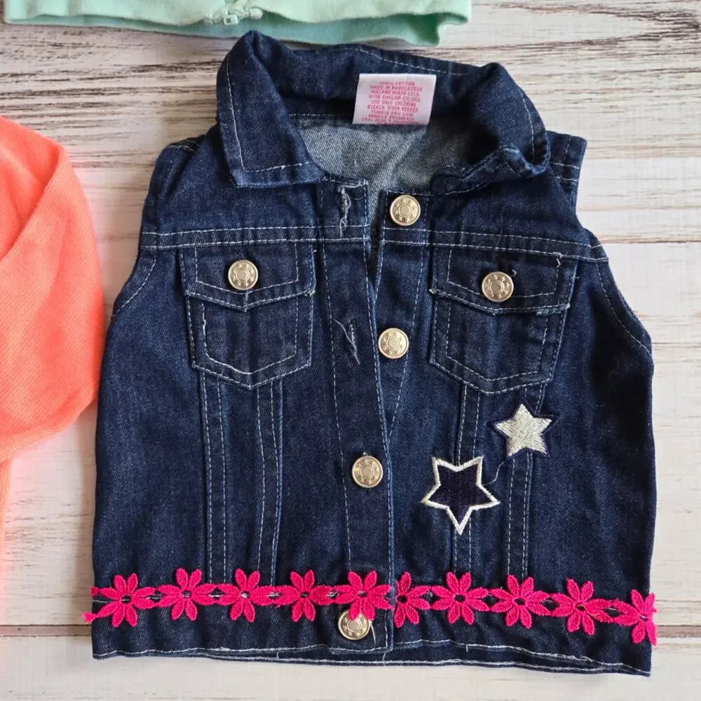 Toddler Girls 5 piece Winter Tops Bundle sz 18M